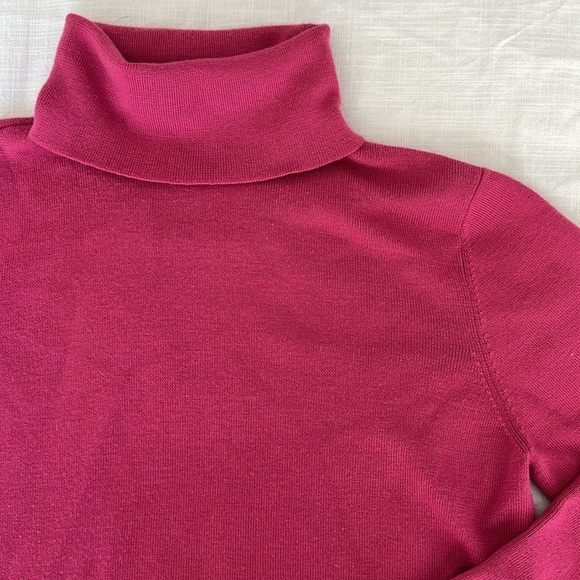 LOFT Fusica Turtleneck Sweater - Wool & Cashmere blend - Picture 2 of 4